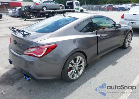 2013 Hyundai Genesis 3.8 Track z USA, uszkodzony, nr VIN KMHHU6KJ7DU097336